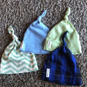 Bluhms Garden boys top knot hats